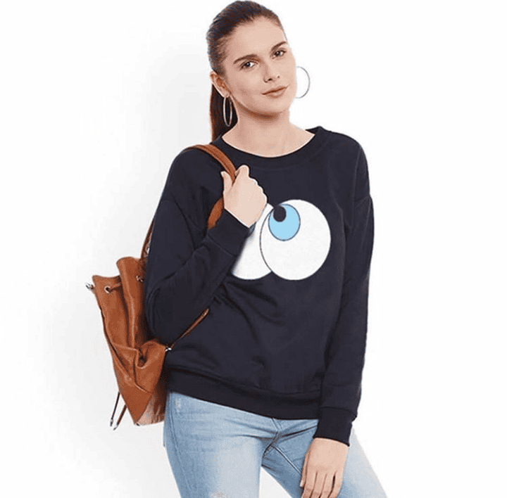 Big Eyes Funky Sweatshirt Big Eyes Funky Sweatshirt